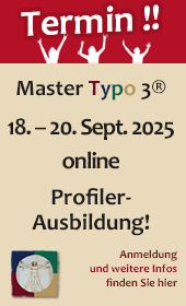 Ausbildung Master Typo 3 Profiler